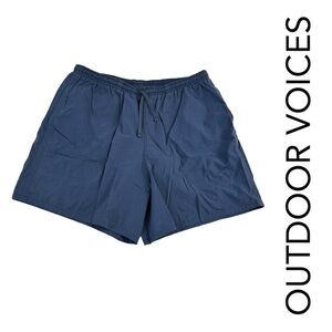 Outdoor Voices Navy Men Shorts
